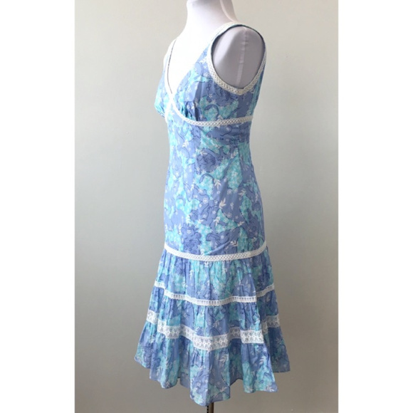 Lilly Pulitzer Dress Sz 2 purple blue animal print - Picture 5 of 8